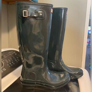 Women’s Hunter Boots | Classic Gloss | Size 10 |